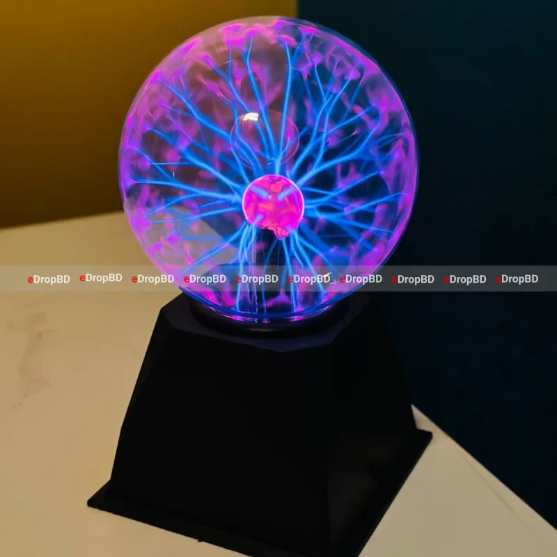 Globe Shape Magic Plasma Ball Light-5 Inch - Magical Products for Kids, Mind Refreshing Product