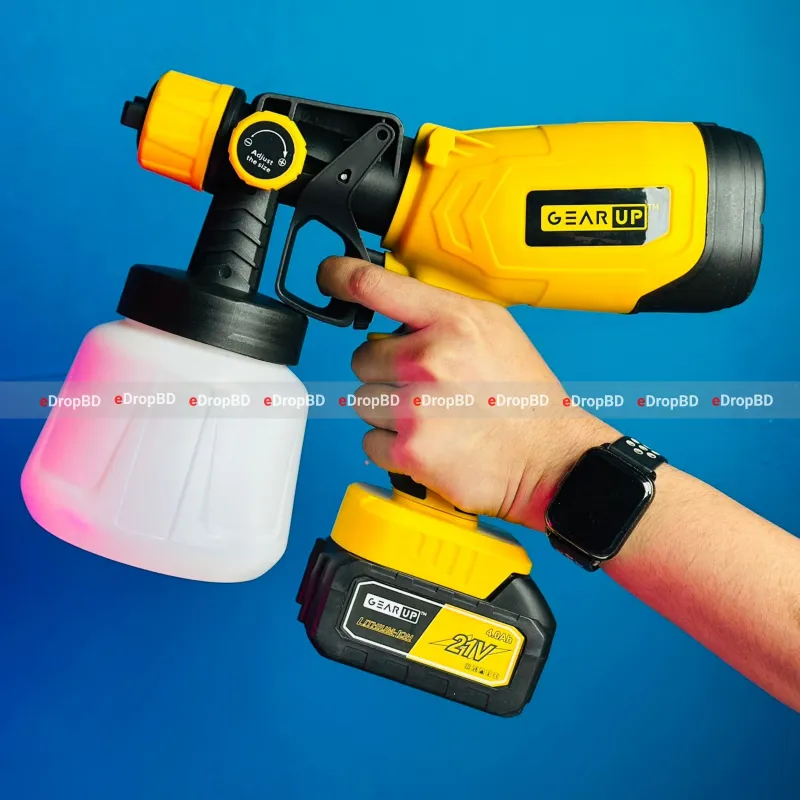 GearUP Rechargeable Cordless Paint Spray Machine - Best Problem Solving Product